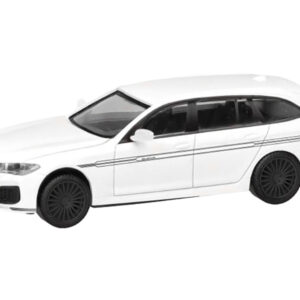 BMW Alpina B5 Touring White 1/87 (HO) Plastic Model Car by Herpa from the Sports Car Racing Collectibles store collection.