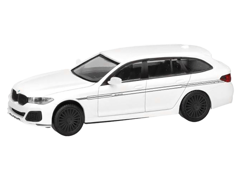 BMW Alpina B5 Touring White 1/87 (HO) Plastic Model Car by Herpa BMW