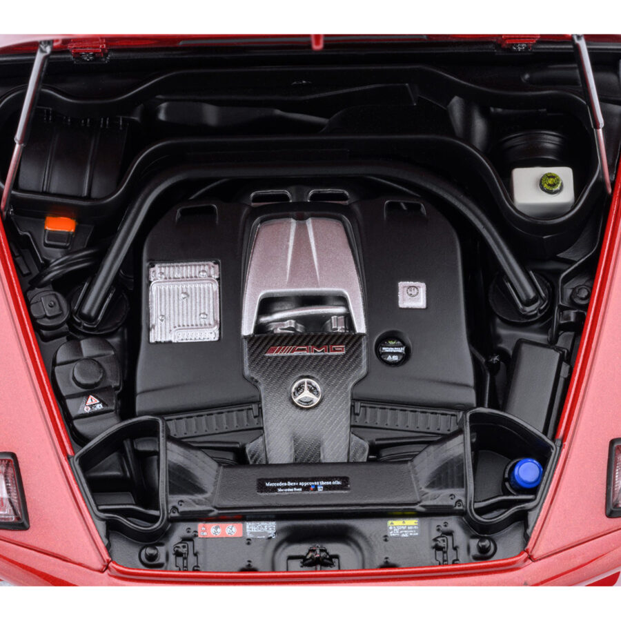 2019 Mercedes-Benz AMG G63 Cardinal Red Metallic 1/18 Model Car by Autoart Automotive