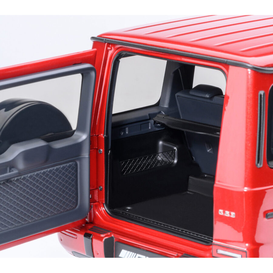 2019 Mercedes-Benz AMG G63 Cardinal Red Metallic 1/18 Model Car by Autoart Automotive
