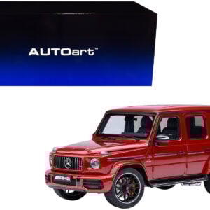 2019 Mercedes-Benz AMG G63 Cardinal Red Metallic 1/18 Model Car by Autoart  by Diecast Mania