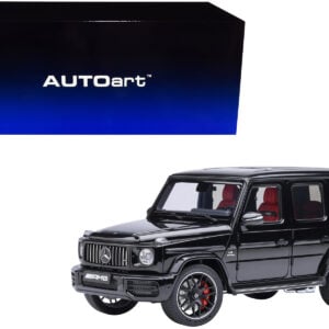 2019 Mercedes-Benz AMG G63 Black with Red Interior 1/18 Model Car by Autoart  by Diecast Mania