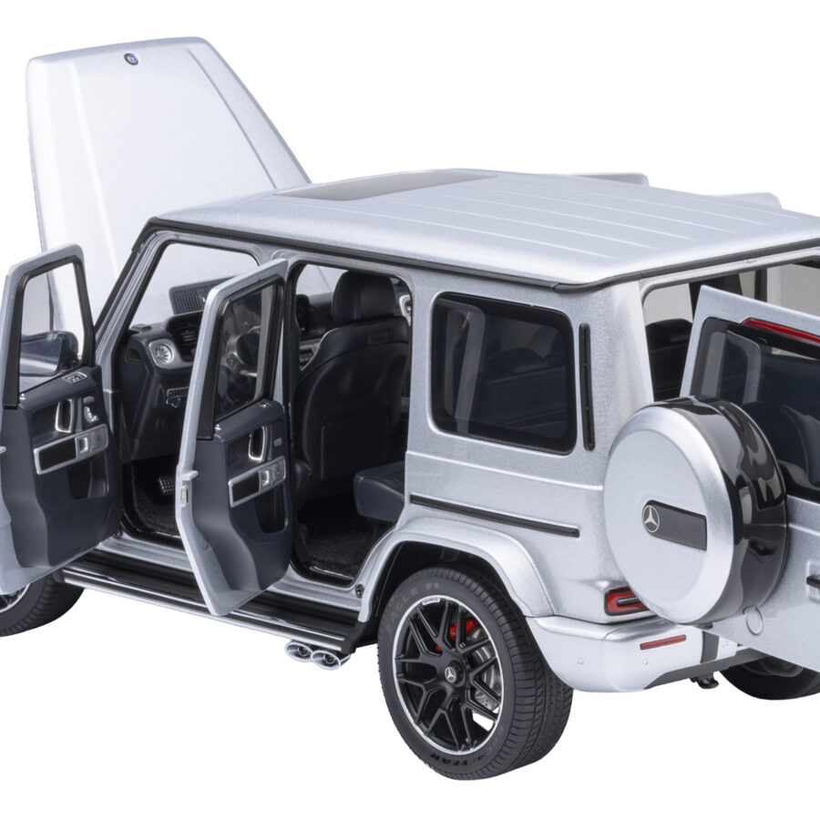 2019 Mercedes-Benz AMG G63 Iridium Silver Metallic 1/18 Model Car by Autoart Automotive