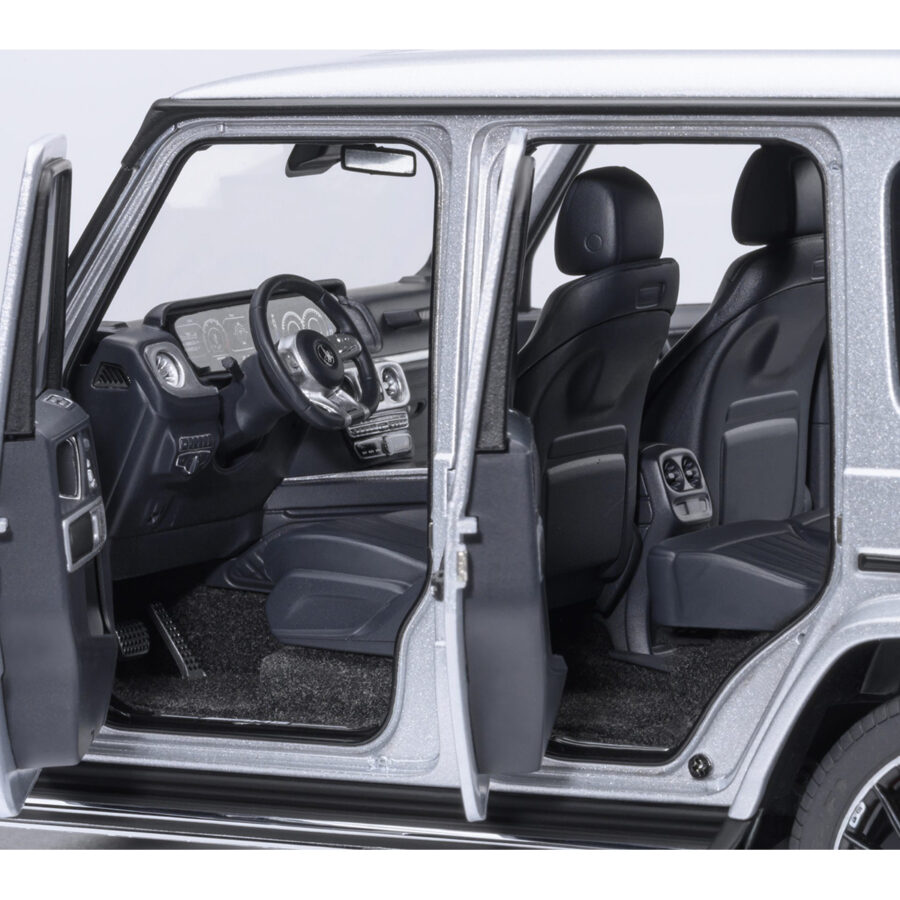 2019 Mercedes-Benz AMG G63 Iridium Silver Metallic 1/18 Model Car by Autoart Automotive