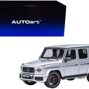2019 Mercedes-Benz AMG G63 Iridium Silver Metallic 1/18 Model Car by Autoart  by Diecast Mania