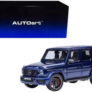 2019 Mercedes-Benz AMG G63 Brilliant Blue Metallic 1/18 Model Car by Autoart  by Diecast Mania