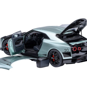 Nissan GT-R50 By ItalDesign Green Metallic and Black 1/18 Model Car by Autoart Sports Car Racing Model Cars by Diecast Mania