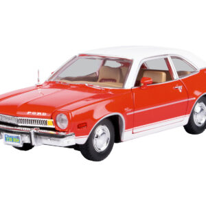 1974 Ford Pinto Orange with White Top "Forgotten Classics" Series 1/24 Diecast Model Car by Motormax from the Sports Car Racing Gifts store collection.