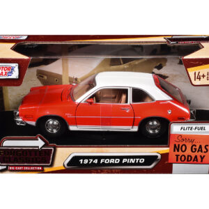 1974 Ford Pinto Orange with White Top 