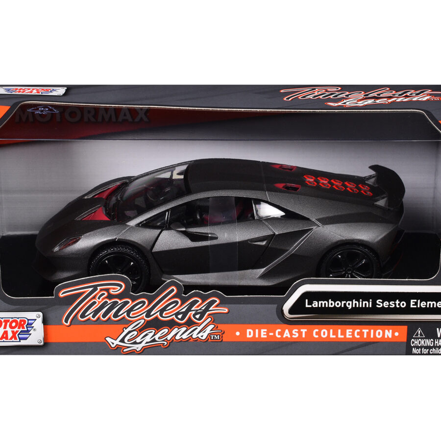 Lamborghini Sesto Elemento Carbon 1/24 Diecast Car Model by Motormax Automotive