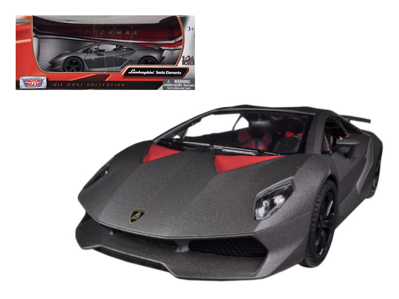 Lamborghini Sesto Elemento Carbon 1/24 Diecast Car Model by Motormax Automotive