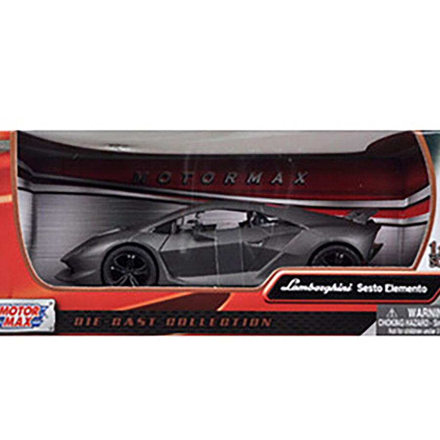 Lamborghini Sesto Elemento Carbon 1/24 Diecast Car Model by Motormax Automotive