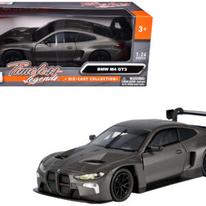BMW M2 GT3 Matt Black "Timeless Legends" Series 1/24 Diecast Model Car by Motormax from the Sports Car Racing Gifts store collection.