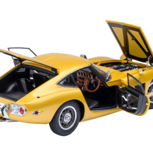 1967 Toyota 2000GT RHD (Right Hand Drive) Gold Metallic 1/18 Model Car by Autoart  by Diecast Mania