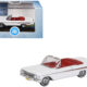 1961 Chevrolet Impala Convertible Ermine White with Roman Red Interior 1/87 (HO) Scale Diecast Model Car by Oxford Diecast 1961 Chevrolet Impala Convertible Ermine White with Roman Red Interior 1/87 (HO) Scale Diecast Model Car by Oxford Diecast