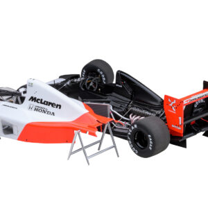 McLaren Honda MP4/6 #1 Ayrton Senna 2nd Place Formula One F1 Japanese GP (1991) (with McLaren Logo) 1/18 Model Car by Autoart  by Diecast Mania