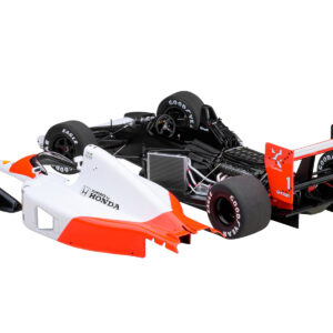 McLaren Honda MP4/6 #1 Ayrton Senna 2nd Place Formula One F1 Japanese GP (1991) (without McLaren Logo) 1/18 Model Car by Autoart from the Ayrton Senna store collection.