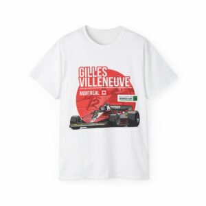Gilles Villeneuve 1978 Montreal T-Shirt | Formula One Legend Tee | Retro Vintage F1 by Evan DeCiren Store