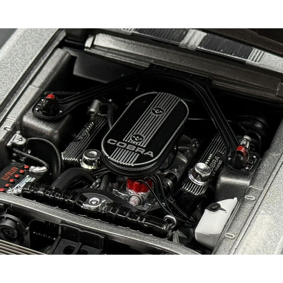1967 Shelby GT500 Pro Touring Convertible Gun Metal Gray Metallic with Black Stripes Limited Edition to 312 pieces Worldwide 1/18 Diecast Model Car by ACME Automotive