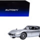 1967 Toyota 2000GT RHD (Right Hand Drive) Silver Metallic 1/18 Model Car by Autoart
