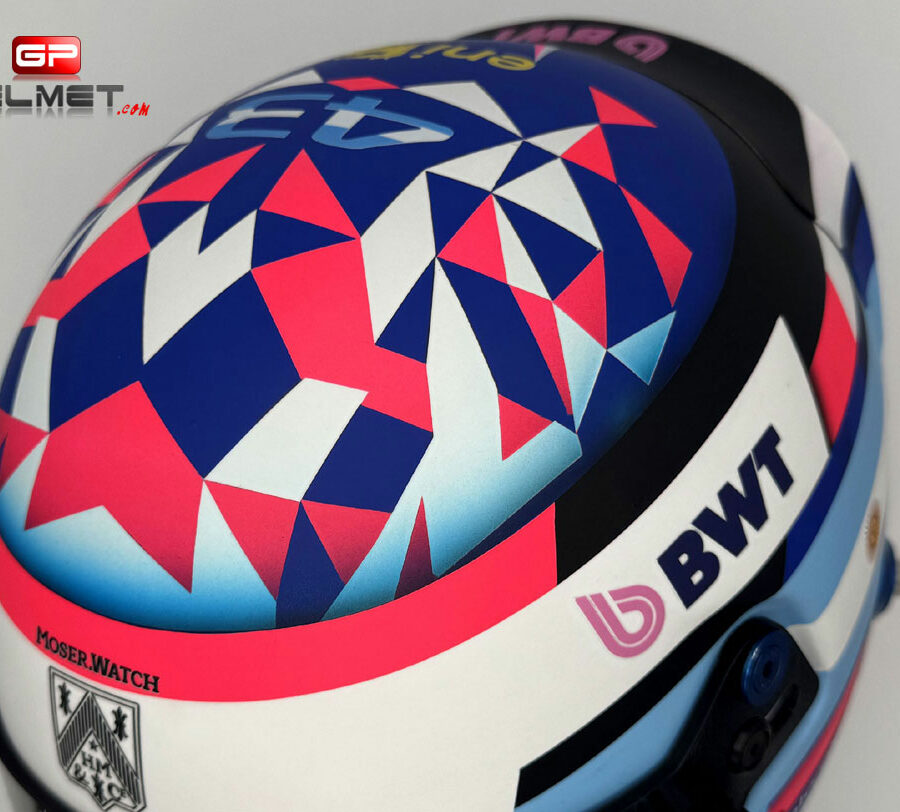 Franco Colapinto 2025 F1 Replica Helmet Alpine F1 Alpine F1 Team