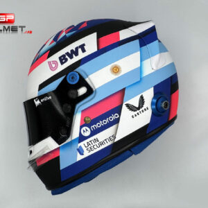 Franco Colapinto 2025 F1 Replica Helmet Alpine F1 F1 Helmets by GPHelmet