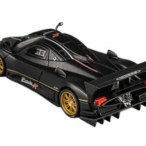 Pagani Zonda Revolucion Black Carbon with Extra Wheels 1/64 Diecast Model Car by CM Model from the Sports Car Racing Model Cars store collection.