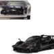 Pagani Zonda Revolucion Black Full Carbon with Extra Wheels 1/64 Diecast Model Car by CM Model
