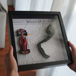 Leclerc 2024 Monaco Grand Prix Formula 1 Frame - F1 gift  by Print Expansion - F1 Racing Frames