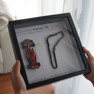 Leclerc 2024 Italian Grand Prix Formula 1 Frame - F1 gift  by Print Expansion - F1 Racing Frames