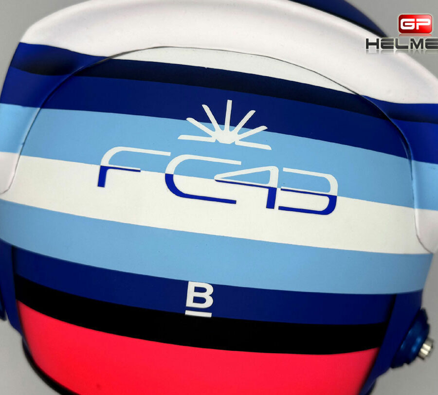 Franco Colapinto 2025 F1 Replica Helmet Alpine F1 Alpine F1 Team