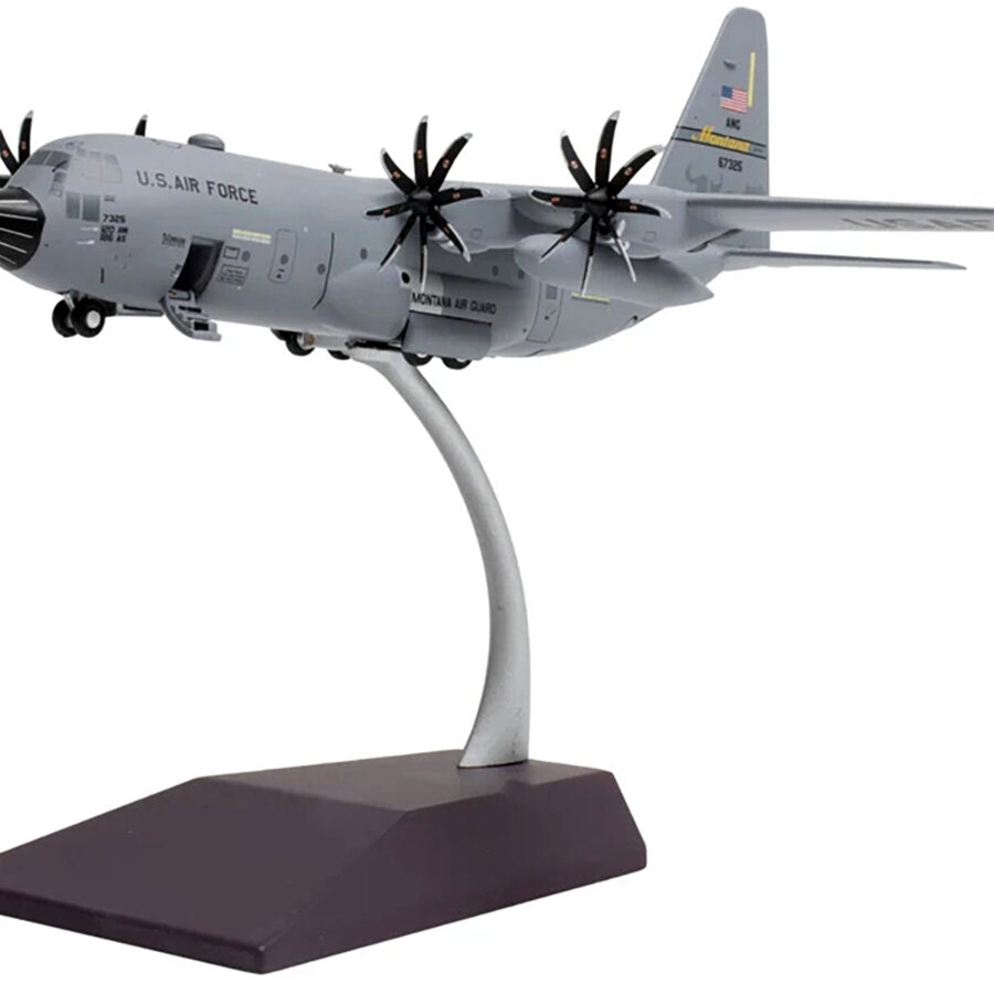 Lockheed C-130H3 Hercules Transport Aircraft "Montana Air National Guard, Great Falls ANGB" United States Air Force "Gemini 200" Series 1/200 Diecast Model Airplane by GeminiJets Automotive