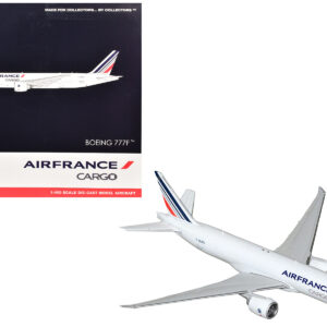 Boeing 777F Commercial Aircraft "Air France Cargo" (F-GUOC) White with Red and Blue Striped Tail 1/400 Diecast Model Airplane by GeminiJets from the Sports Car Racing Model Cars store collection.