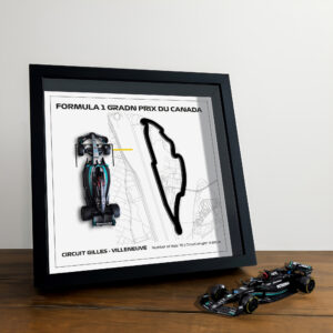 F1 Framed - Gradn Prix Du Canda - Circuit Gilles - Villeneuve | Various Cars | F1 Wall Art | Circuit Frame | F1 Gift | Formula One - 01 - Red Bull F1 RB19 11 Perez  by BoxBox24