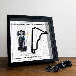 F1 Framed - Gran Premio De La Cuidad De Mexico - Autodromo Hermanos Rodriguez | Various Cars | F1 Wall Art | F1 Gift | Formula One - 01 - Red Bull F1 RB19 11 Perez  by BoxBox24