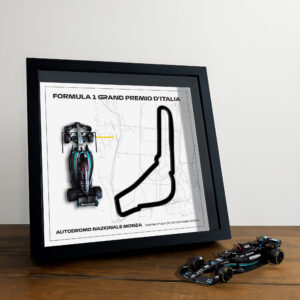 F1 Framed - Grand Premio D Italia - Autodromo Nazionale Monza | Various Cars | F1 Wall Art | Circuit Frame | F1 Gift | Formula One - 01 - Red Bull F1 RB19 11 Perez  by BoxBox24