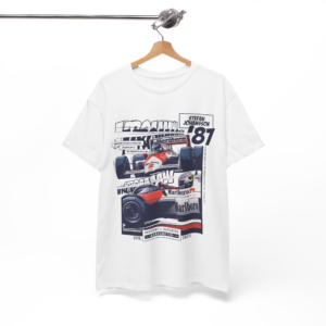Stefan Johansson 1987 F1 McLaren T-Shirt | Formula One Legend Tee | Retro Motorsport from the Official Motorsport Merchandise store collection.