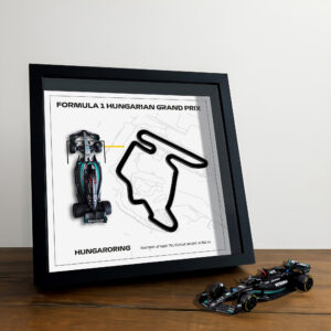 F1 Framed - Hungarian GP - Hungaroring | Various Cars | F1 Wall Art | Circuit Frame | F1 Gift | Framed F1 Art | Formula One from the Race Track Wall Art store collection.