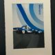 Jackie Stewart, 1973 Monaco, Tyrrell Ford A4 mounted print