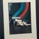 Jo Siffert, Monaco 1971, Yardley BRM GP A4 mounted print