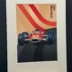 Graham Hill, Lotus, 1968 Monaco GP A4 mounted print