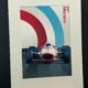 John Surtees, 1967 Monaco GP poster A4 mounted print