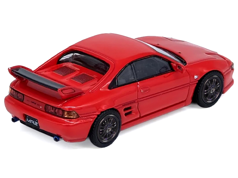 Toyota MR2 (SW20) RHD (Right Hand Drive) Red 1/64 Diecast Model Car by Inno Models Sports Car Racing Model Cars