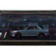 Nissan Skyline "Top Secret" GT-R (R32) RHD (Right Hand Drive) Stealth Gray with Carbon Hood 1/64 Diecast Model Car by Inno Models Nissan Skyline "Top Secret" GT-R (R32) RHD (Right Hand Drive) Stealth Gray with Carbon Hood 1/64 Diecast Model Car by Inno Models