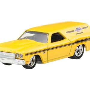1970 Chevrolet Chevelle SS Wagon "Yenko" Yellow "Fast Wagons" Series Diecast Model Car by Hot Wheels Sports Car Racing Gifts by Diecast Mania