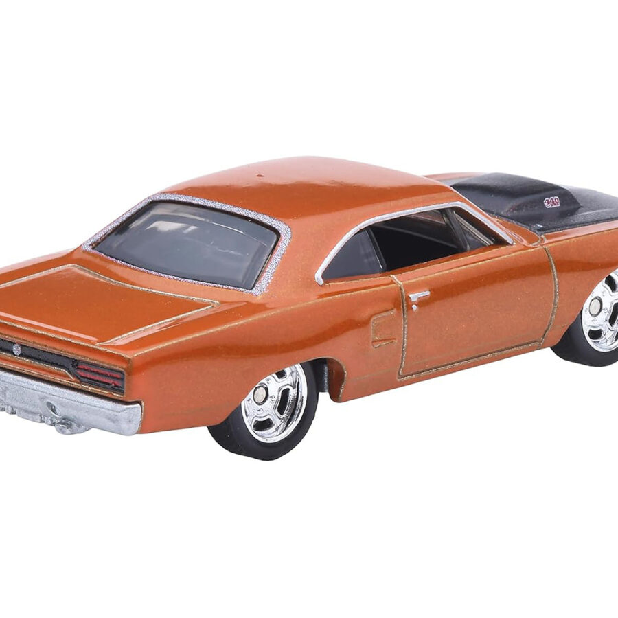 1970 Plymouth Road Runner Custom Copper Metallic with Black Hood "Furious 7" (2015) Movie "Fast & Furious" Series Diecast Model Car by Hot Wheels Automotive