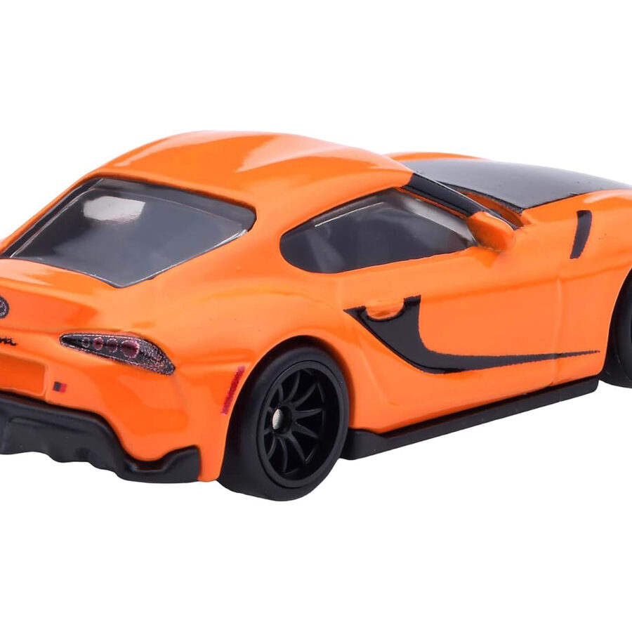 2021 Toyota GR Supra Orange and Black "F9" (2021) Movie "Fast & Furious" Series Diecast Model Car by Hot Wheels Automotive