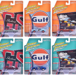 "Muscle Cars USA" 2025 Release 2 Set of 6 pieces 1/64 Diecast Model Cars by Johnny Lightning  by Diecast Mania