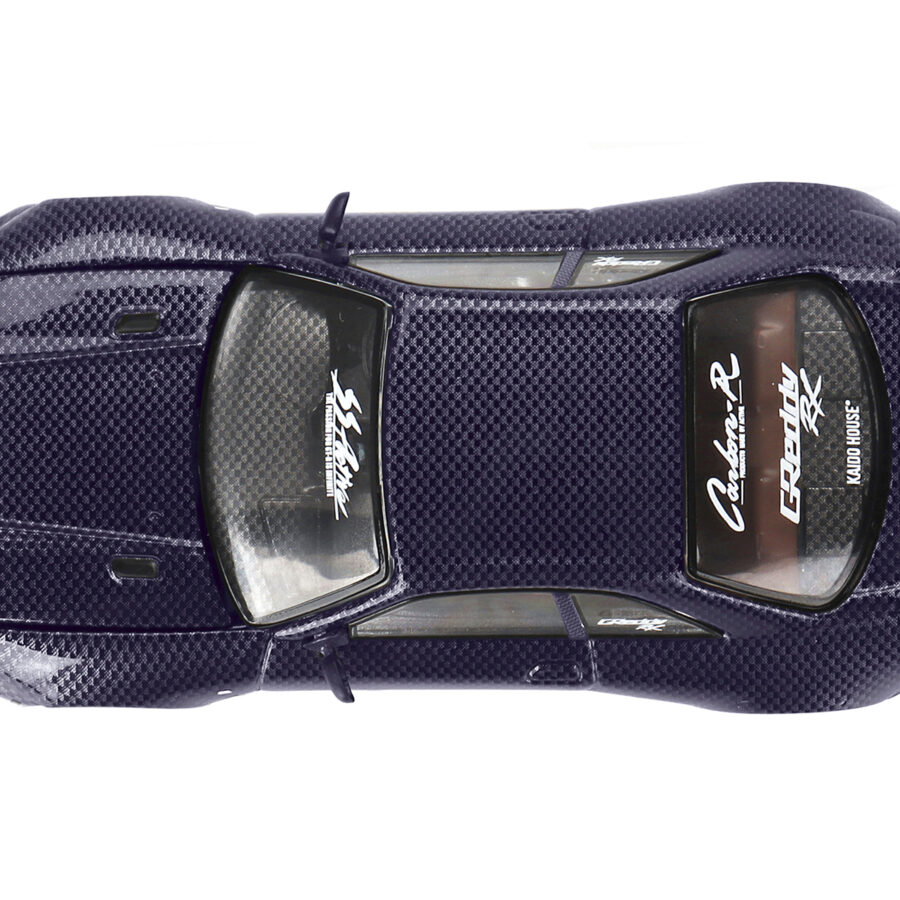 Nissan Skyline GT-R (R33) "Active Carbon R V2" RHD (Right Hand Drive) Purple Carbon (Designed by Jun Imai) "Kaido House" Special 1/64 Diecast Model Car by Mini GT Automotive