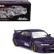 Nissan Skyline GT-R (R33) "Active Carbon R V2" RHD (Right Hand Drive) Purple Carbon (Designed by Jun Imai) "Kaido House" Special 1/64 Diecast Model Car by Mini GT